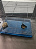 栗好嘉鸭子笼子家用小鸡笼子芦丁鸡饲养笼养鸭子笼子黄鸡养殖笼柯尔鸭笼 白色（草窝7件套） 芦丁鸡笼XL特大60*40*40 10只 实拍图