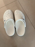 卡骆驰（crocs）洞洞鞋男鞋女鞋 25夏季新款贝雅拖鞋轻便透气情侣鞋沙滩鞋凉鞋 贝雅卡骆班-白色/热推款 39 -40 /M7W9/250mm 实拍图