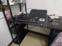 人文成家电脑桌台式电竞游戏桌套装家用简约写字办公书桌卧室学习工作桌子 【单桌款】暖白色140*60*75 实拍图