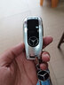 锐鸿图 适用于奔驰E级E300GLC300L钥匙套C级C260GLB扣A200壳GLE450CLS包 全包款银色壳+钥匙扣 实拍图