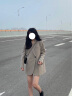 GARNUO灰色小西装外套女两件套装2025春秋新款小个子高级感宽松休闲西服 奶茶灰西装 S 【101-110斤】 实拍图