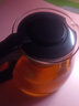 禾艾苏（heisou）玻璃茶壶大容量耐热玻璃花茶壶泡茶器不锈钢过滤冲茶器功夫茶具 1000ml茶壶 实拍图