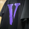 VLONE【美版】短袖T恤男2024夏季新款潮流上衣纯棉宽松oversize情侣装 紫色大V L（尺码偏大175斤以内） 晒单实拍图