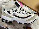 斯凯奇（Skechers）黑白金熊丨男女同款老爹鞋复古熊猫鞋情侣校园风潮流增高运动休闲 【女款】白色/浅灰色/WLGY(白金) 39 实拍图