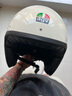 AGV X70头盔摩托车机车复古男女骑行3/4盔四季通用电动车安全帽 WHITE L（适合58-59头围） 实拍图
