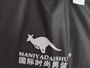 马尼亚袋鼠【次日达可选】夏季薄款西服套装男士修身商务正装外套职业西装整 (西服+裤+衬衫+马甲)黑8件套 4XL 【140-155斤】 偏小 实拍图