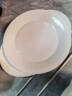 松发瓷器精品家用陶瓷碗盘碟餐具纯白暗纹系列组合碗盘 好韵6英寸碗 实拍图