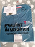 ALPINT MOUNTAIN美国3M科技速干polo衫男款夏季运动户外短袖翻领t恤透气 经典男士海蓝 2XL 实拍图