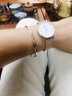 丹尼尔惠灵顿（DanielWellington）DW手表女 简约时尚欧美腕表石英女士手表 生日礼物送女友 女表+手镯180mm-DW217/DW4001 实拍图