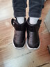 回力童鞋冬季儿童雪地靴加绒加厚时尚女童保暖短靴男童棉鞋 0024黑色 37 参考图内长选择 实拍图