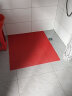轩皇世家浴室防滑垫地垫塑料厨房卫生间淋浴防水油室外泳池PVC厕所可裁剪 90cm宽红色 中厚实惠型4.5mm厚/每米价格 实拍图