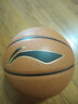 李宁（LI-NING）篮球7号成人比赛训练CBA联赛PU室外耐磨防滑蓝球lanqiu 实拍图