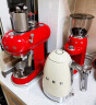 SMEG 斯麦格 意大利进口 电动磨豆机家用意式 咖啡豆研磨机定量 意式美式手冲咖啡磨粉机CGF01 魅惑红 实拍图