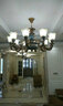 韬齐欧式吊灯客厅灯美式餐厅灯卧室灯别墅酒店大厅豪华复古灯具灯饰 【3头】适用8-12平米 不带灯泡 实拍图