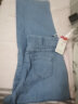 魅力棠天丝高腰牛仔阔腿裤女显高夏季薄款新款百搭女裤直筒宽松显瘦大脚 浅蓝色 2XL 30(125-135斤) 实拍图