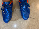 双星足球鞋男子学生碎丁足球鞋TF短钉足球训练鞋 BD0019 宝蓝 45 实拍图