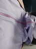 九灿冰丝防晒衣女士防晒面罩遮阳防晒帽子一体骑行防紫外线防晒服 升级冰丝款-粉紫色（100-160斤） 实拍图