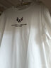 雾卡 【纯棉2件装】短袖t恤男潮流宽松大码夏天新款休闲纯色半袖T恤 鹿角白色+大R白色 6XL 建议210-230斤 实拍图