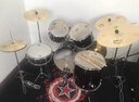 迈斯MES架子鼓成人5鼓4镲儿童初学者入门爵士鼓Q7专业演奏 5鼓 2镲 白色 Q7架子鼓+大礼包 实拍图