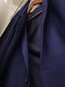雅戈尔（YOUNGOR）套西上衣男227F款二粒单排扣修身版商务西服纯羊毛不易皱 藏青VOTX220227FIY上衣修身版 XL 180/100A 实拍图