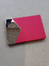 琪莫KEMY不锈钢网红超薄驾驶证皮套男驾照夹女机动车行驶证件包定制 4卡位玫瑰红中国 实拍图