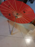 飞之厨 古装伞古代雨伞防雨古典伞舞台舞蹈伞跳舞演出道具装饰伞创意舞 大红色 大号直径82CM 晒单实拍图