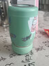 SVREG304不锈钢迷你保温杯女士高颜值学生可爱便携小容量水杯320ml 绿色+免费定制 不显温+2张贴纸 实拍图