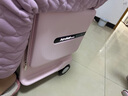 Airwheel爱尔威电动行李箱可骑行拉杆登机箱铝框可坐智能代步旅行箱男女 20英寸豪华版-粉 实拍图