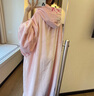 束时·创漫连体睡衣男袍秋冬季加厚法兰绒珊瑚毛绒大码女学生情侣家居服套装 百鬼九尾粉+棉拖(同款) M 155CM-160CM 实拍图