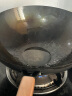 美菱（MeiLing）铁锅炒菜锅无涂层不易粘锅圆底精铁锅燃气灶 32CM无盖 晒单实拍图