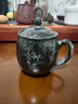 圣地莲花墨脱石锅雅鲁藏布江皂石纯手工茶杯带盖家用品茗杯礼盒装吉祥杯 实拍图