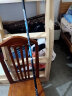 大红狗 抄网杆可定位伸缩抄网竿捞鱼网兜抄鱼网可配涂胶抄网头 黑鲨碳素抄网杆2.1米（不带网头） 实拍图