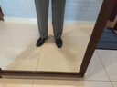峰皓中老年宽松西裤男士双褶西服裤商务高腰男裤子爸爸西装裤夏季薄款 365#浅灰 36 码/(2尺8腰围) 实拍图