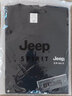 JEEP SPIRIT吉普短袖T恤男纯棉夏季青年男士体恤衫纯色半袖圆领宽松休闲上衣 灰色+黑色 2XL 135斤-155斤 实拍图
