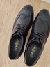 金利来（Goldlion）男鞋新款皮鞋男德比布洛克系带男士商务正装皮鞋男真皮婚鞋大小码 黑色 单层 24.5 (245mm) 39码 实拍图