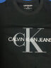 Calvin Klein 卡尔文·克莱恩 CK短袖 男款T恤 男士夏款休闲圆领上衣打底衫 黑色 M（建议70-80kg） 晒单实拍图