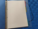 三木（SUNWOOD） A4活页本大笔记本子大号可拆卸加超厚简约ins风大学生考研学习课堂记事本网格 【A4横线】2白壳+2内芯（+荧光笔+分隔页 实拍图