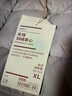 无印良品 MUJI 女式 便携式 无领 羽绒背心BDC30C2A舒适轻薄保暖蓬松马甲 浅棕色 XL 实拍图