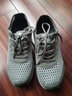 骆驼男鞋夏季大网面透气镂空薄款软底户外运动休闲健步跑鞋男士 灰/白 41 实拍图