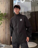 NODE SPORTS品牌夹克男春秋季新款双面穿外套男休闲百搭情侣工装棉上衣 3218黑色（B） XL （建议体重140-160斤） 实拍图