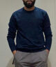 千纸鹤男装男士毛衣休闲针织衫秋冬打底衫衣多穿纯色套头毛衫男55078 10C灰色 XL 实拍图