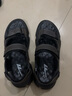 回力凉鞋男2025冬季男士运动休闲户外轻便软底外穿沙滩鞋透气防滑鞋子 黑色-皮 44 实拍图