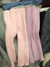 三沙护腿芭蕾舞针织袜子儿童腿袜套89AG0001浅紫S-M 实拍图