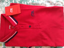 李宁 短袖polo衫男女同款夏季新款透气翻领t恤男单位团购订制棉运动服 男款-公牛红【速干】 XXL 实拍图