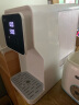 家尚即热式饮水机桶装水自动抽水下置水桶3秒速热家用台式管线机 小型桌面智能过滤直饮净饮水一体机 白色4.5L-接净水器管线款 即热型 实拍图