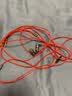 FOKOOS 声卡直播专用监听耳机游戏吃鸡入耳式台式机电脑PC主播超长3米加长线双插头带麦主播专用手机耳麦 3米3.5MM圆形电脑版【带麦 送双插转接头】 实拍图