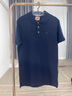 TOMMY JEANS男装珠地棉网眼刺绣商务通勤翻领修身短袖POLO衫 海军蓝002 L (推荐：140-160斤) 实拍图