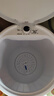 长虹洗鞋机小型迷你全自动洗脱水一体刷鞋机懒人洗鞋洗衣洗袜子神器【送货上门】【晒图领1000京豆】 五代豪华版（圆形）-升级电机/毛刷+蓝光+脱水 实拍图