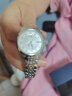 上海（SHANGHAI）手表男女自动机械国产情侣手表钢带镶钻双历商务防水腕表3012 白盘女款 晒单实拍图