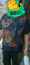 俞兆林（YUZHAOLIN）中老年女装套装奶奶装短袖T恤胖妈妈两件套夏季太太加肥大码衣服 大花套装 6XL 建议170-185左右 晒单实拍图
